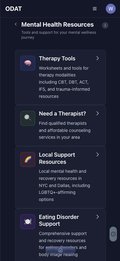 Mental Health Resources